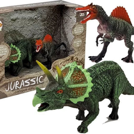 Dinozaurų figūrėlių rinkinys Spinosaurus, Triceratops