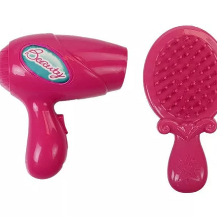 Rožinis grožio rinkinys kuprinėje