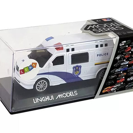 Automobiliniai greitosios pagalbos neštuvai su šviesomis ir garsu