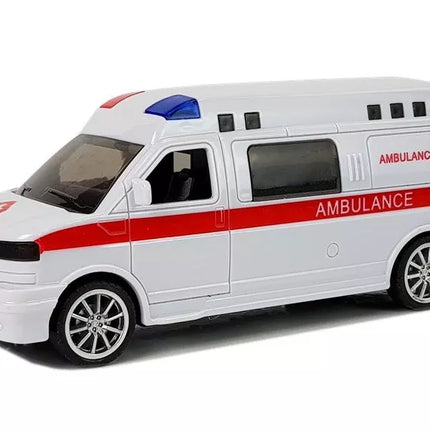 Sirena su greitosios pagalbos automobiliu su garsiniu signalu ir šviesa