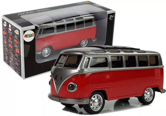 Autobuso spyruoklinė pavara ir garsas Raudonas