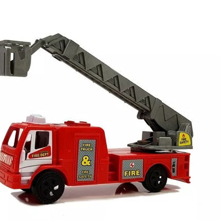 Gaisrinės tarnybos transporto priemonių rinkinys Sraigtasparnis Motociklas Šviesos Garsai