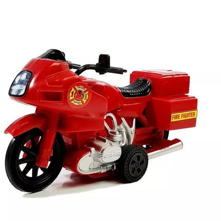 Gaisrinės tarnybos transporto priemonių rinkinys Sraigtasparnis Motociklas Šviesos Garsai