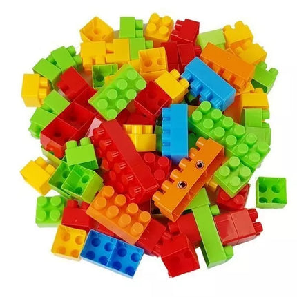 Didelis konstruktorių kaladėlių rinkinys maiše, 320 elementų