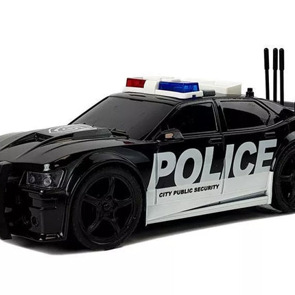 Automobilis "Policija", su įtempimo funkcija, šviesomis ir garsais, 1:20