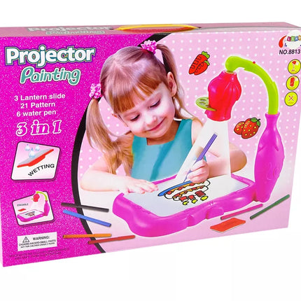 Gėlių projektorius piešimui su magiškais markeriais