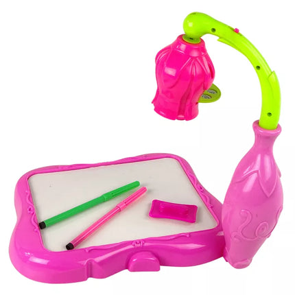 Gėlių projektorius piešimui su magiškais markeriais