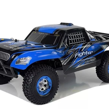 Nuotoliniu būdu valdomas automobilis FY-01 4x4 Pick Up 1:12 R/C 40 km/h mėlynas