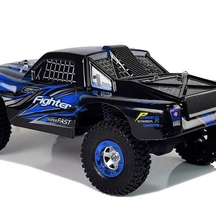 Nuotoliniu būdu valdomas automobilis FY-01 4x4 Pick Up 1:12 R/C 40 km/h mėlynas