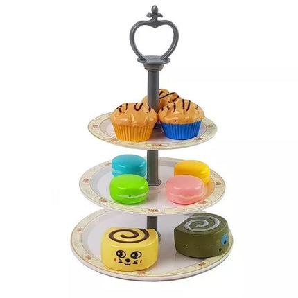 Arbatos rinkinys: stalo reikmenys + konditerijos gaminiai