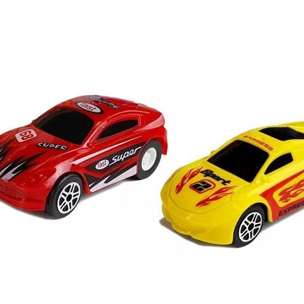 Lenktynių trasa su 4 kilpomis, dvi 181 cm mašinėlės