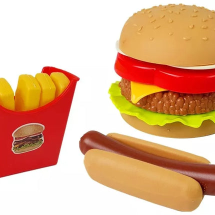 Greito maisto hamburgerių rinkinys