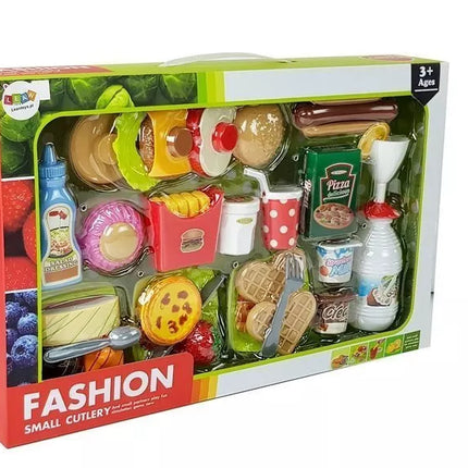 Greito maisto hamburgerių rinkinys