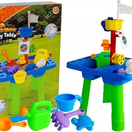 Smėlio dėžės stalas Formelės Kastuvas Debesis