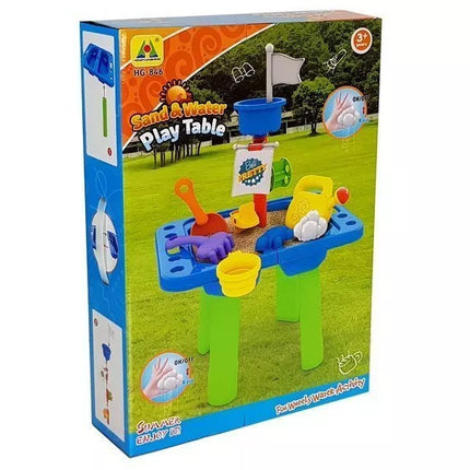 Smėlio dėžės stalas Formelės Kastuvas Debesis