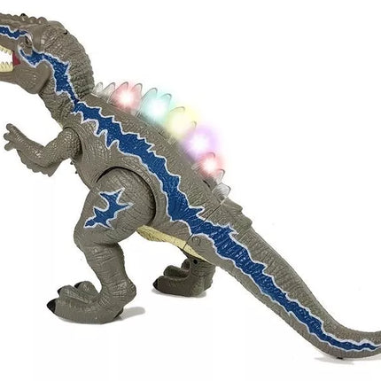 Nuotoliniu būdu valdomas dinozauras Tyrannosaurus, švytintis pilkas