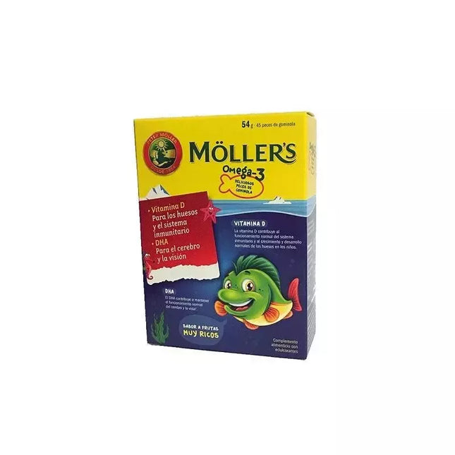 Moller´s Omega 3 45 Guminiu Žuvyčių