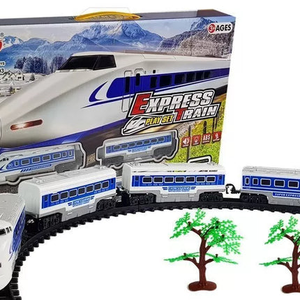 Pendolino traukinys Bėgiai su baterijomis su garsu ir šviesa