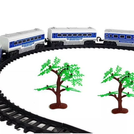 Pendolino traukinys Bėgiai su baterijomis su garsu ir šviesa