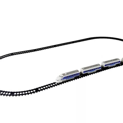 Pendolino traukinys Bėgiai su baterijomis su garsu ir šviesa