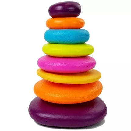 Spalvingų lankų piramidė kūdikiui