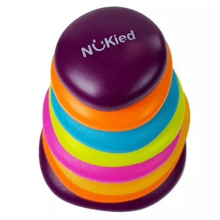 Spalvingų lankų piramidė kūdikiui