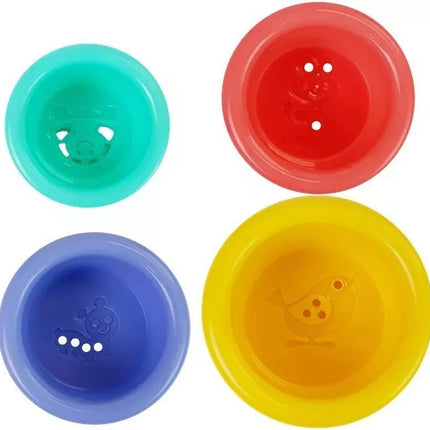 Varlės formos krioklio vonios žaislų rinkinys + kibirėliai