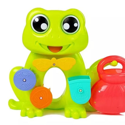 Varlės formos krioklio vonios žaislų rinkinys + kibirėliai