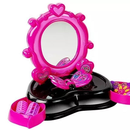 Šukuosenos staliukas su garsais ir šviesomis