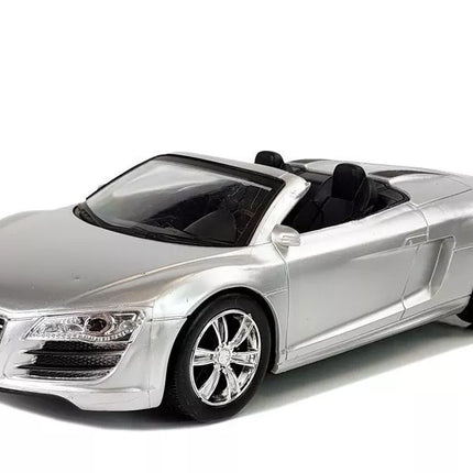 Žaislinis automobilis Kabrioletas Sidabrinis 1:18