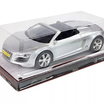 Žaislinis automobilis Kabrioletas Sidabrinis 1:18