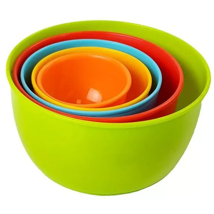 Piramidės formos indai kūdikiui, 5 vnt.