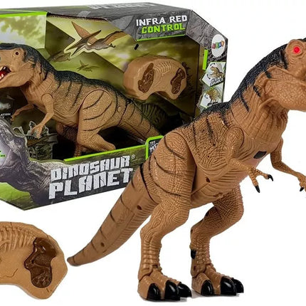 Dinozauras Tyrannosaurus Rex valdomas nuotoliniu būdu R/C su garu
