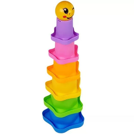 Piramidės formos puodeliai kūdikiams "Žvaigždutės"