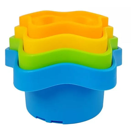 Piramidės formos puodeliai kūdikiams "Žvaigždutės"