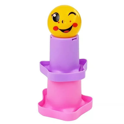 Piramidės formos puodeliai kūdikiams "Žvaigždutės"