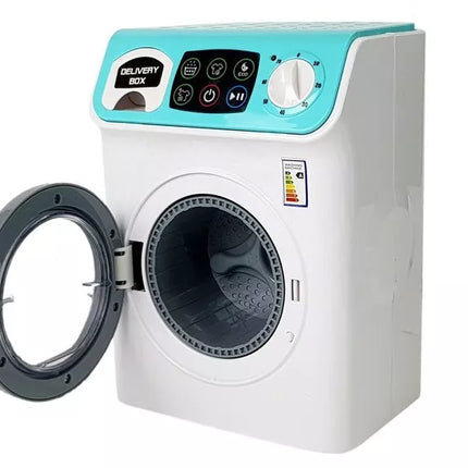 Automatinė skalbimo mašina su baterijomis ir garsu