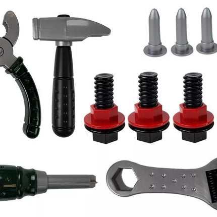 Įrankių rinkinys Akumuliatorinis gręžtuvas Plaktukas Šalmas