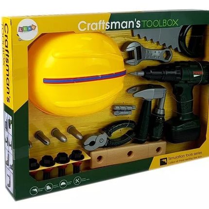 Įrankių rinkinys Akumuliatorinis gręžtuvas Plaktukas Šalmas