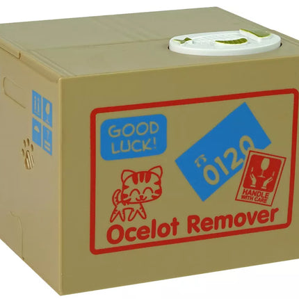 Taupymo dėžutė „Mischief“ – miela kačiuko pinigų dėžutė-taupyklė