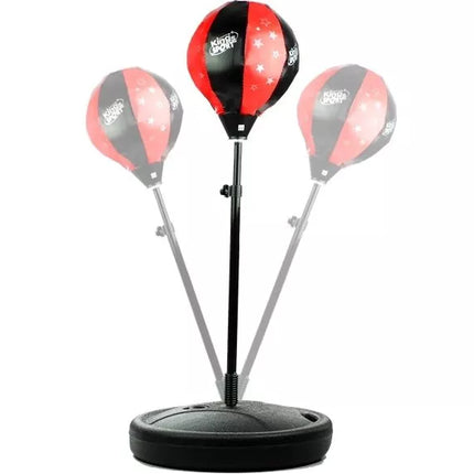 Didelis bokso rinkinys vaikams + pirštinės, kriaušės formos stovas