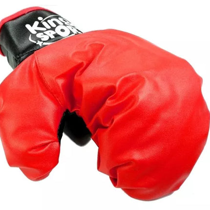 Didelis bokso rinkinys vaikams + pirštinės, kriaušės formos stovas