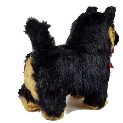 Interaktyvus vokiečių aviganis juda, loja.