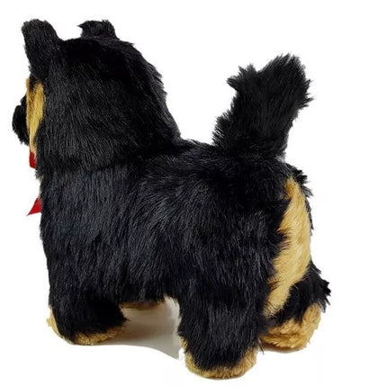 Interaktyvus vokiečių aviganis juda, loja.