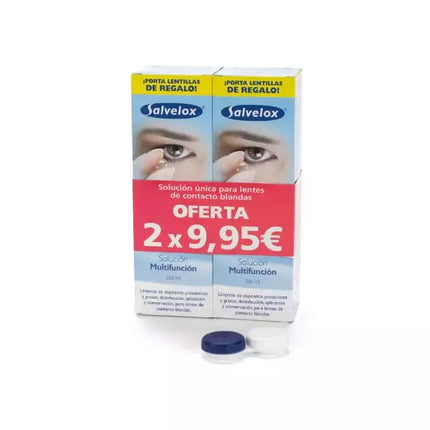 Salvelox kontaktinių lęšių tirpalas 2x360ml