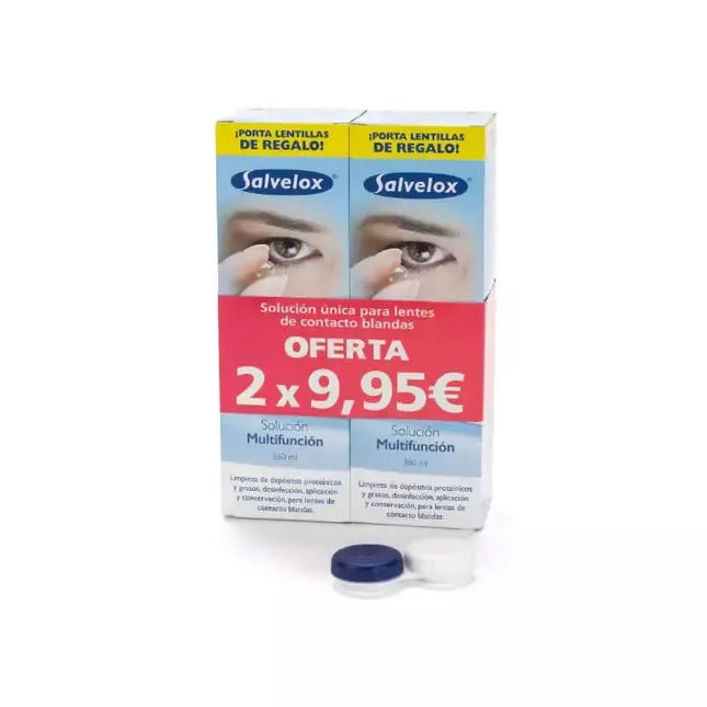 Salvelox kontaktinių lęšių tirpalas 2x360ml