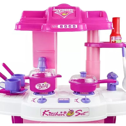 Žaislinė virtuvėlė "Little Chef" namų šeimininkės reikmenys