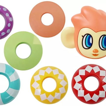 Edukacinis beždžionių piramidė su garsais, mokomės skaičius