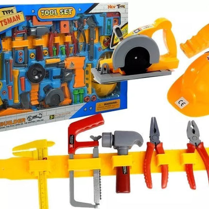 Didelis "pasidaryk pats" įrankių rinkinys, 55 dalys