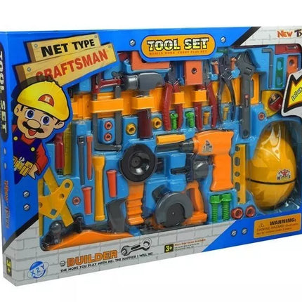 Didelis "pasidaryk pats" įrankių rinkinys, 55 dalys